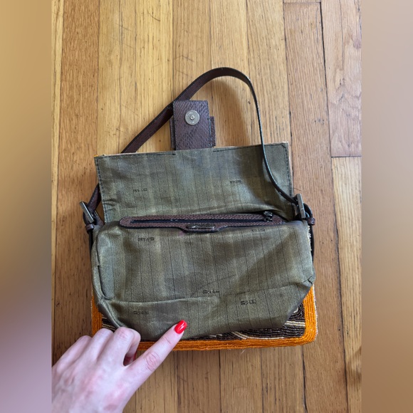 Late 90s Early Y2K Beaded Fendi Baguette Bag - Picture 11 of 15